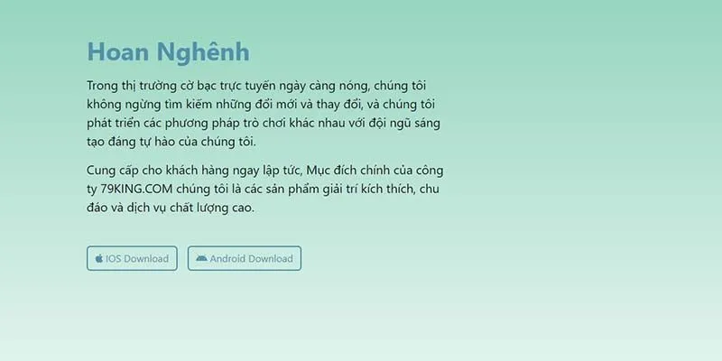 Tải app 79king 4 Tải app 79King trên các thiết bị chạy HĐH IOS thật dễ dàng